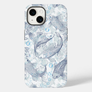 Funda Para iPhone 14 De Case-Mate Patrón 02.azul oscuro.b Sin BG