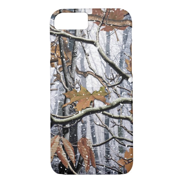 Funda De Case-Mate Para iPhone Patrón 3 de nieve de camuflaje de caza (Reverso)