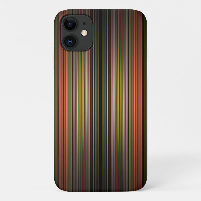 Funda De Case-Mate Para iPhone Patrón abstracto a rayas (Reverso)