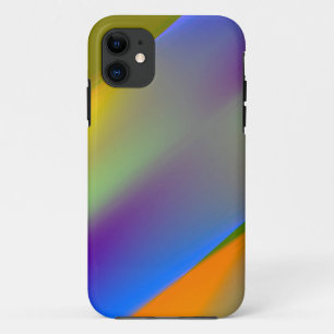 Funda Para iPhone 11 Patrón abstracto azul rojo amarillo verde naranja