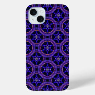 Funda Para iPhone 15 Mini Patrón abstracto boho elegante moderno floral #505