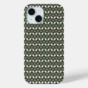 Funda Para iPhone 15 Patrón abstracto botánico geométrico mosaico 1318