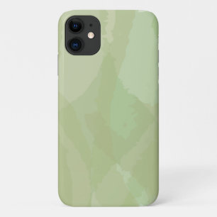 Funda Para iPhone 11 Patrón abstracto de acuarela verde, fresco y moder