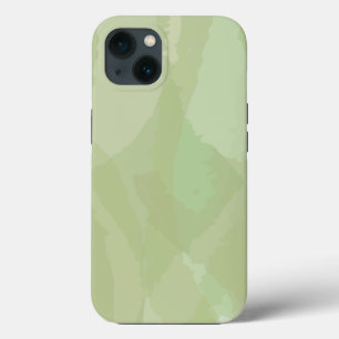 Funda Para iPhone 13 Patrón abstracto de acuarela verde, fresco y moder