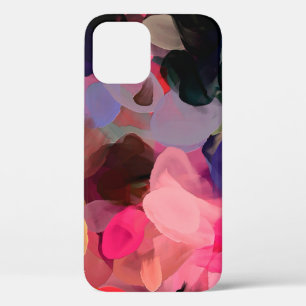 Funda Para iPhone 12 Patrón abstracto de arte digital. Dibujo manual mo