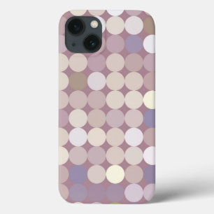 Funda Para iPhone 13 Patrón abstracto de círculos de tejido