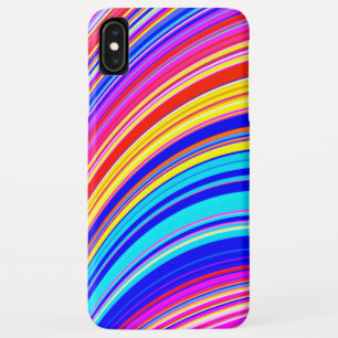 Funda Para iPhone XS Max Patrón abstracto de color loco y brillante