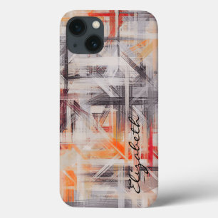 Funda Para iPhone 13 Patrón abstracto de color pastel #2