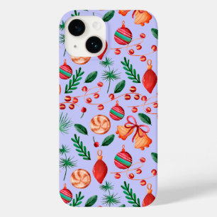 Funda Para iPhone 14 De Case-Mate Patrón abstracto de Navidades de moda