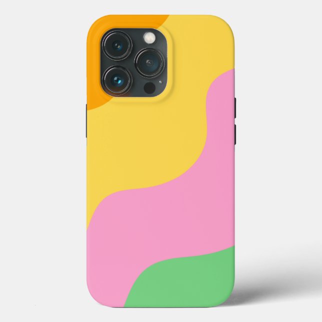 Funda De Case-Mate Para iPhone Patrón abstracto de Pastel (Reverso )