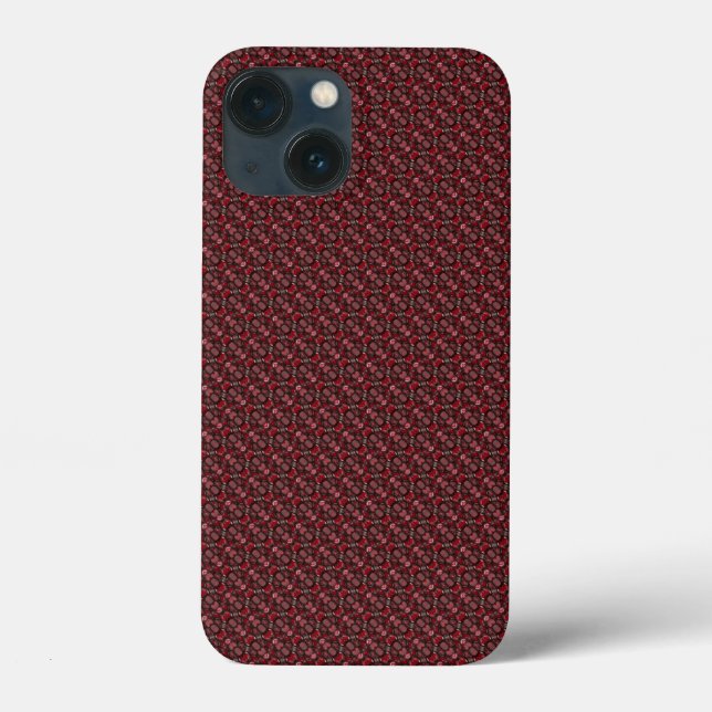 Funda De Case-Mate Para iPhone Patrón abstracto de semillas granadas (Reverso )