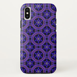Funda Para iPhone XS Patrón abstracto floral moderno boho elegante #505
