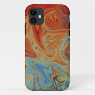 Funda Para iPhone 11 Patrón abstracto fluido