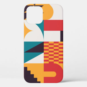 Funda Para iPhone 12 Patrón abstracto inspirado en el arte del Brutalis