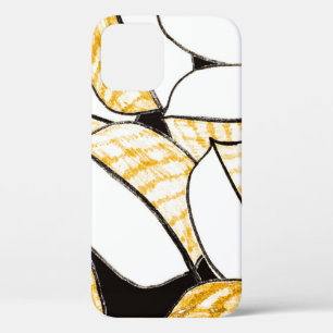 Funda Para iPhone 12 Patrón abstracto moderno sin fisuras con creativo