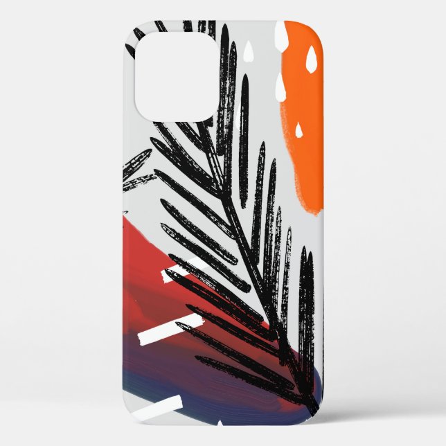 Funda De Case-Mate Para iPhone Patrón abstracto sin fisuras con elementos de tint (Reverso )