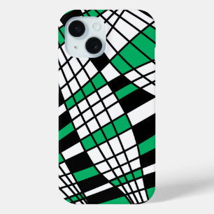 Funda Para iPhone 15 Patrón abstracto - verde