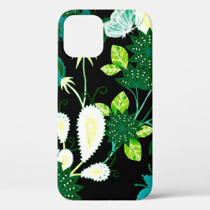 Funda Para iPhone 12 Patrón acuarela sin fisuras con flores de fantasía