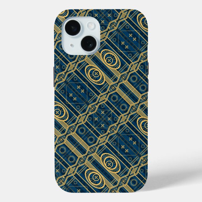 Funda De Case-Mate Para iPhone Patrón africano de Mali (Reverso )