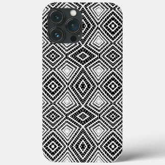 Funda Para iPhone 13 Pro Max patrón africano de tela de barro de diamantes trib
