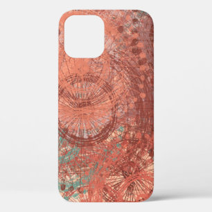 Funda Para iPhone 12 Patrón aleatorio de boceto loco. Caos y variedad.