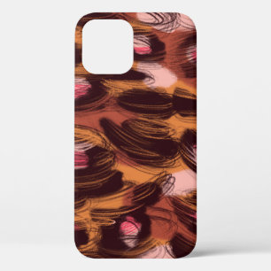 Funda Para iPhone 12 Patrón animal africano de los puntos leopardo
