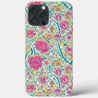 Funda Para iPhone 13 Pro Max Patrón árabe floral