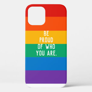 Funda Para iPhone 12 Patrón arcoiris personalizado