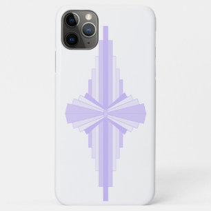Funda Para iPhone 11 Pro Max Patrón Art Deco en Lilac