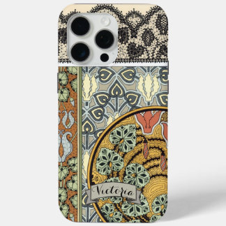 title_seo2 Patrón Art Nouveau Art Deco Lirio de época