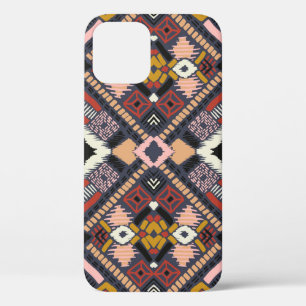 Funda Para iPhone 12 Patrón azteca de Chevron africano tribal