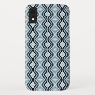 Funda Para iPhone XR Patrón azul elegante