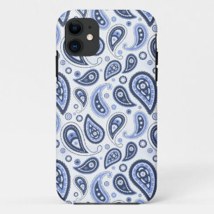 Funda Para iPhone 11 Patrón azul paisley