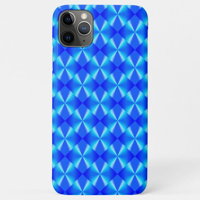 Funda De Case-Mate Para iPhone Patrón azul real (Reverso)
