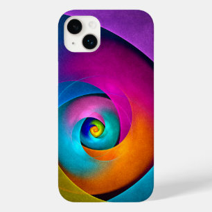 Funda Para iPhone 14 Plus De Case-Mate Patrón azul rosado del arte del resumen floral mod
