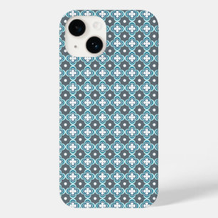 Funda Para iPhone 14 De Case-Mate Patrón azul y gris