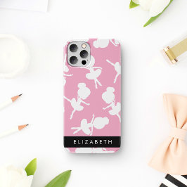 Funda Para iPhone 12 Pro Patrón Ballerina, Chicas de ballet, baile, tu nomb