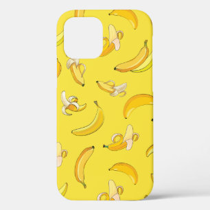 Funda Para iPhone 12 Patrón bananero 4