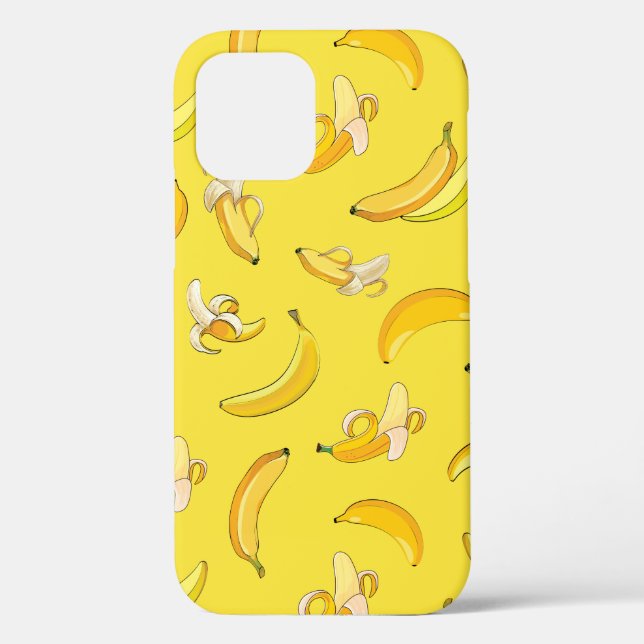 Funda De Case-Mate Para iPhone Patrón bananero 4 (Reverso )