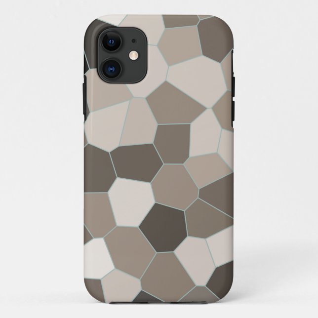 Funda De Case-Mate Para iPhone Patrón Beige Moderno (Reverso)
