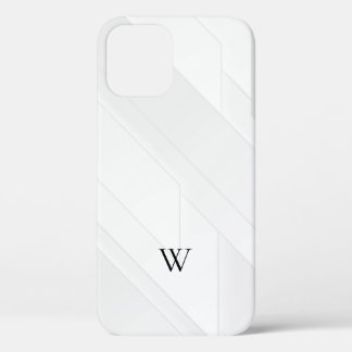 Funda Para iPhone 12 Patrón Blanco Moderno