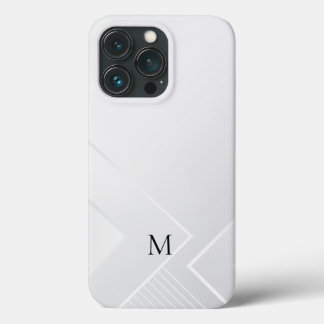 Funda Para iPhone 13 Pro Patrón Blanco Moderno