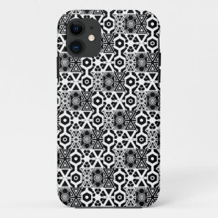 Funda Para iPhone 11 Patrón blanco y negro más frío