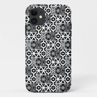 Funda Para iPhone 11 Patrón blanco y negro más frío
