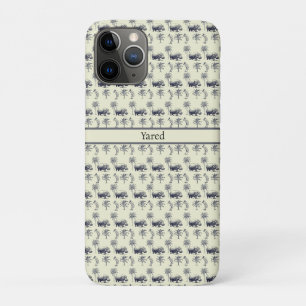 Funda Para iPhone 11 Pro Patrón botánico del río Nilo, personalizado
