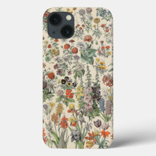 Funda Para iPhone 13 Patrón botánico vintage
