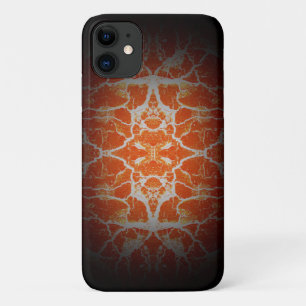 Funda Para iPhone 11 patrón caleidoscopio naranja