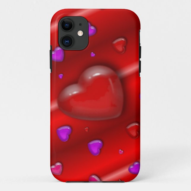 Funda De Case-Mate Para iPhone Patrón cardíaco (Reverso)