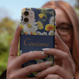 Funda Para iPhone 11 Pro Patrón Chamomile y Poppies Personalizado