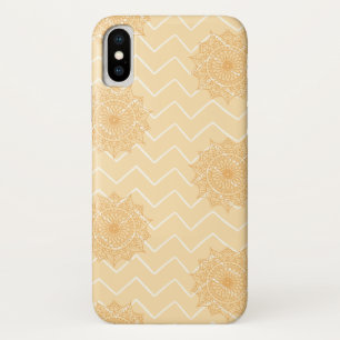 Funda Para iPhone X Patrón Chevron y Ornamentado